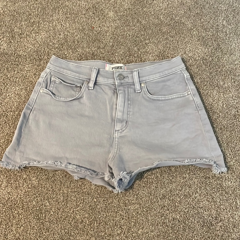 Pink Jean Shorts